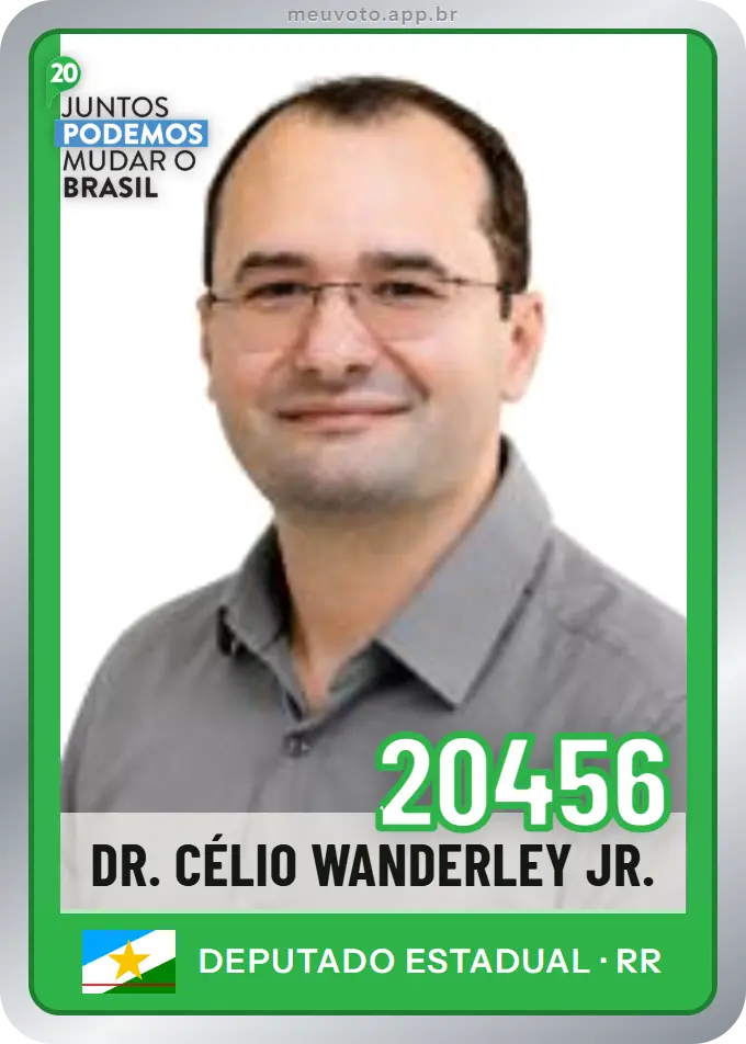 Carta de Dr. Célio Wanderley Jr., número 20456, Podemos