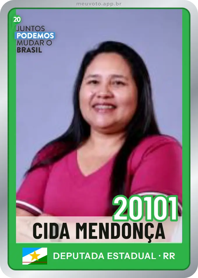 Carta de Cida Mendonça, número 20101, Podemos
