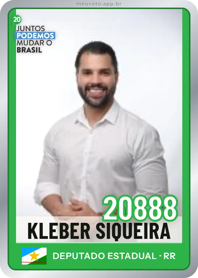 Carta de Kleber Siqueira, número 20888, Podemos