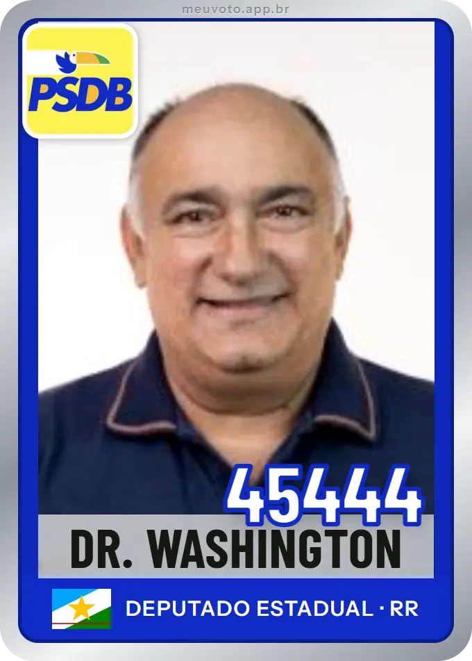 Carta de Dr. Washington, número 45444, PSDB