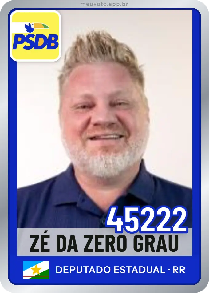 Carta de Zé da Zero Grau, número 45222, PSDB