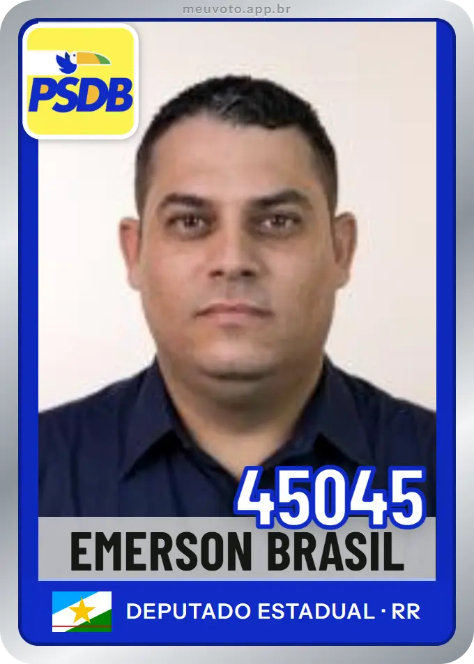 Carta de Emerson Brasil, número 45045, PSDB