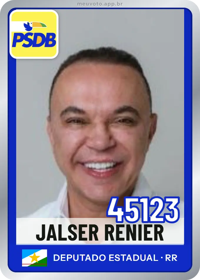 Carta de Jalser Renier, número 45123, PSDB