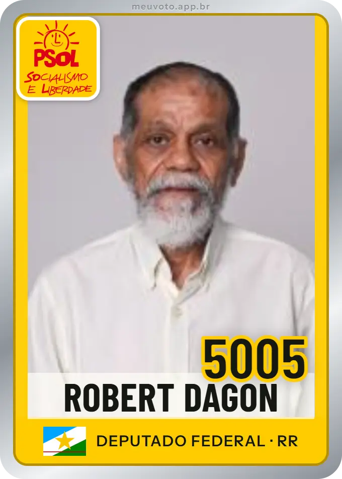 Carta de Robert Dagon, número 5005, PSOL