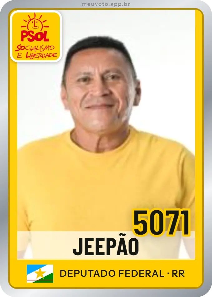 Carta de Jeepão, número 5071, PSOL