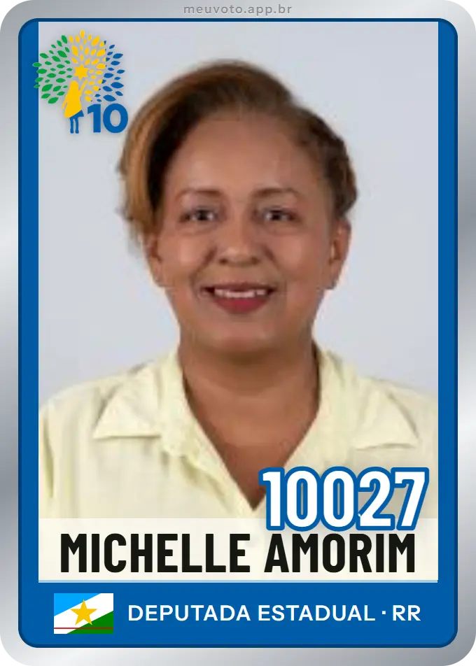 Carta de Michelle Amorim, número 10027, Republicanos