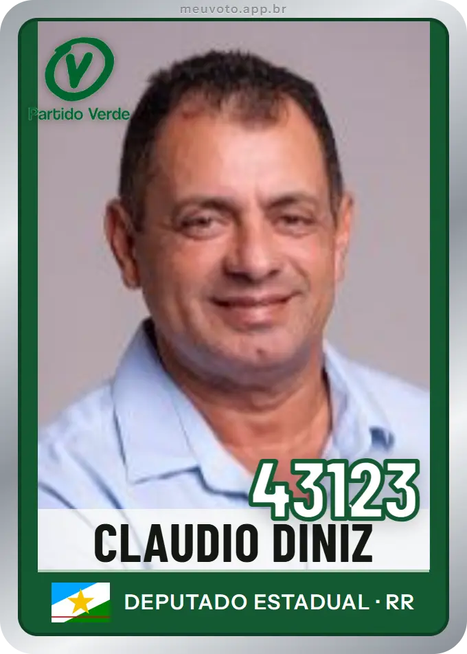 Carta de Claudio Diniz, número 43123, PV