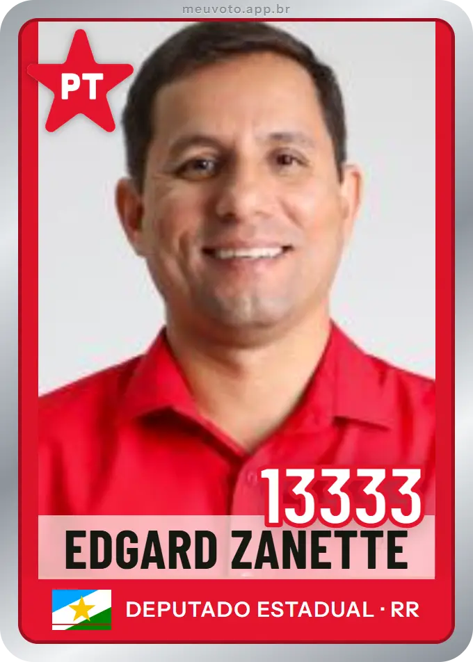Carta de Edgard Zanette, número 13333, PT