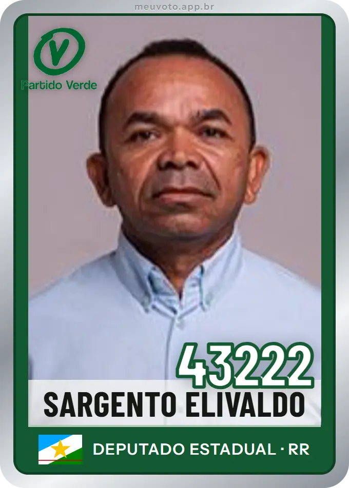Carta de Sargento Elivaldo, número 43222, PV