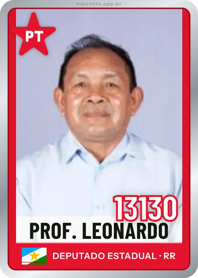 Carta de Prof. Leonardo, número 13130, PT