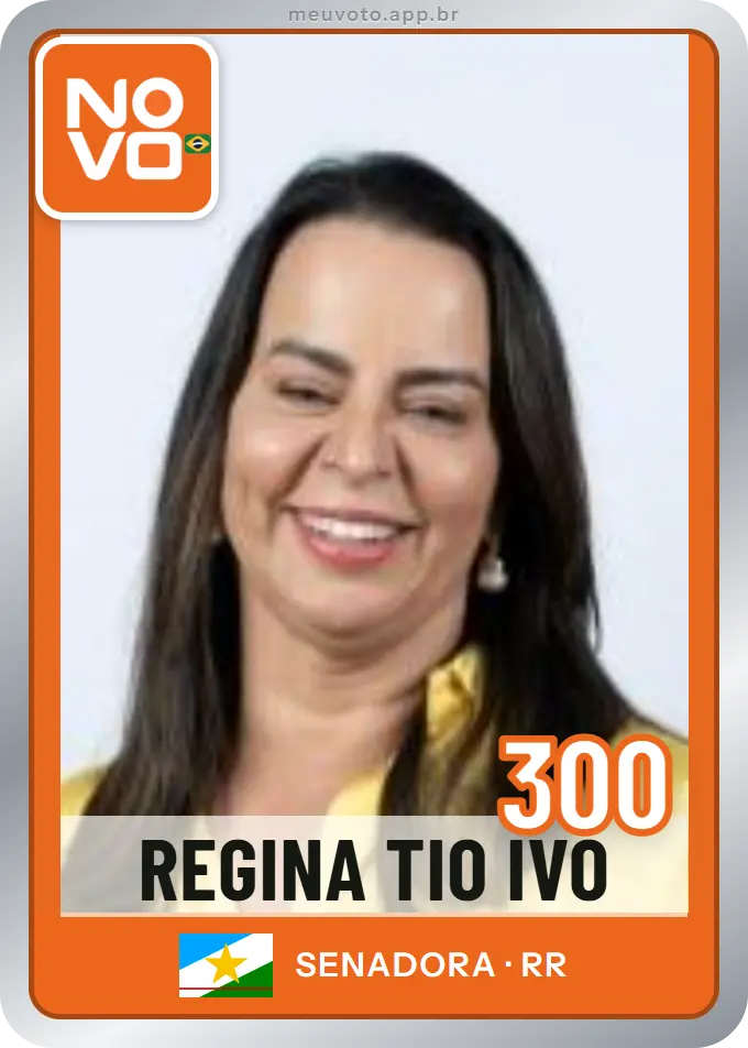 Carta de Regina Tio Ivo, número 300, Novo