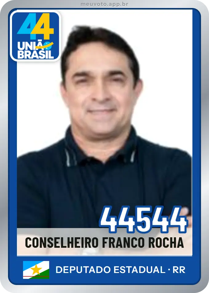 Carta de Conselheiro Franco Rocha, número 44544, União