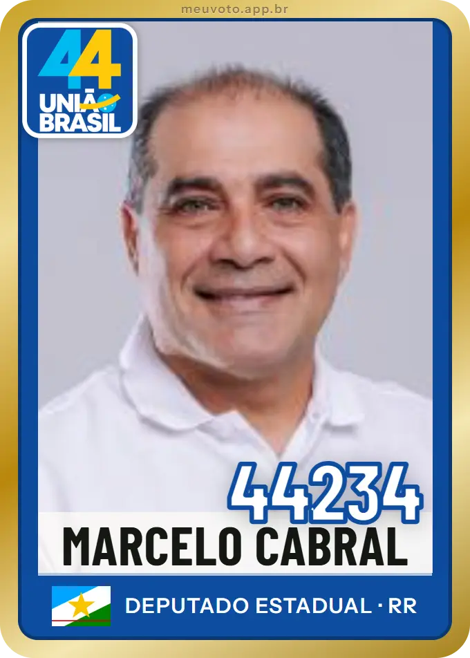 Carta de Marcelo Cabral, número 44234, União