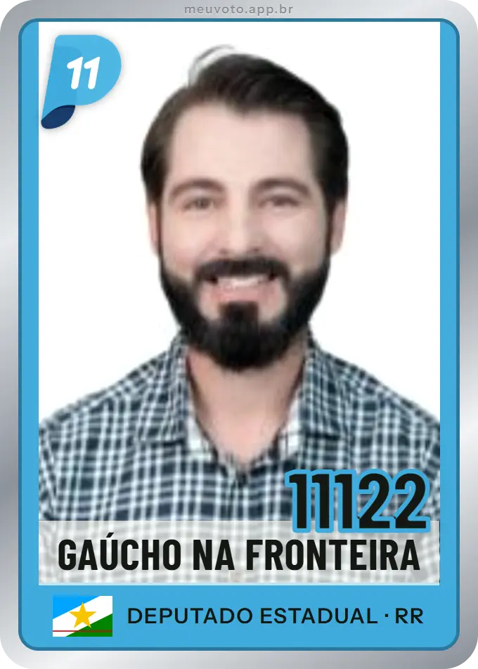 Carta de Gaúcho Na Fronteira, número 11122, PP