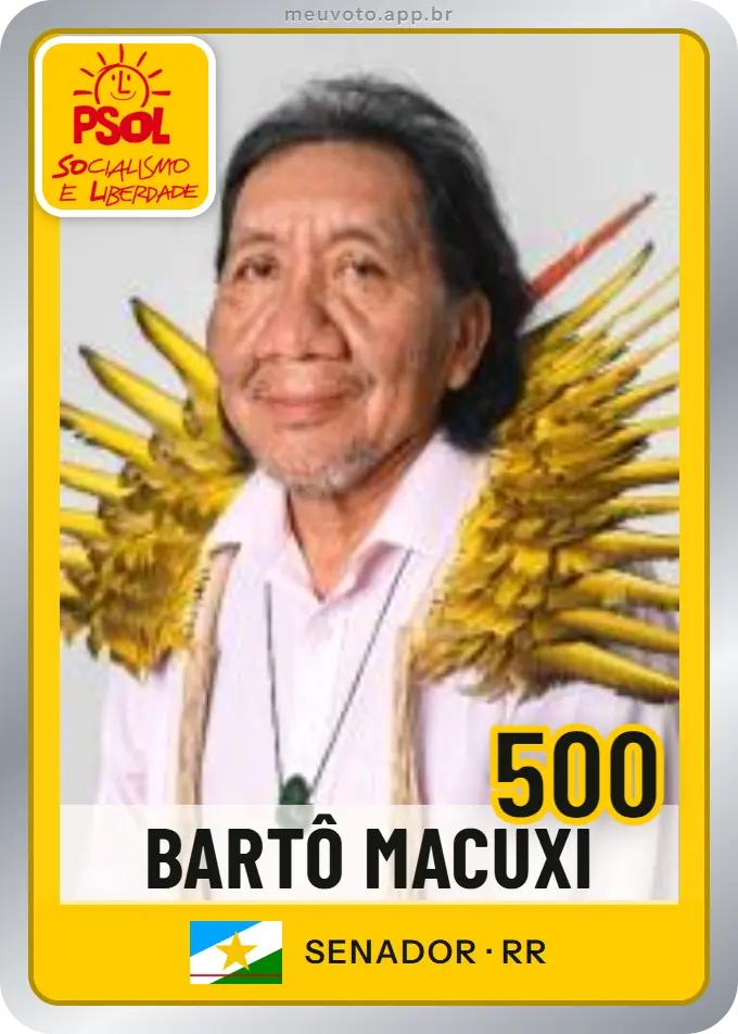 Carta de Bartô Macuxi, número 500, PSOL