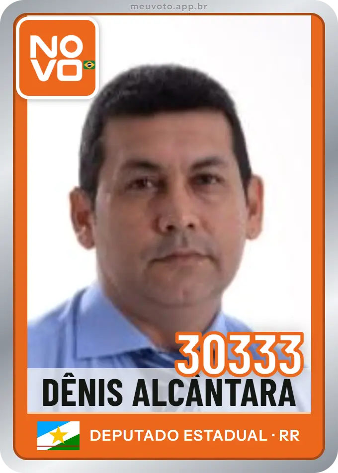 Carta de Dênis Alcântara, número 30333, Novo