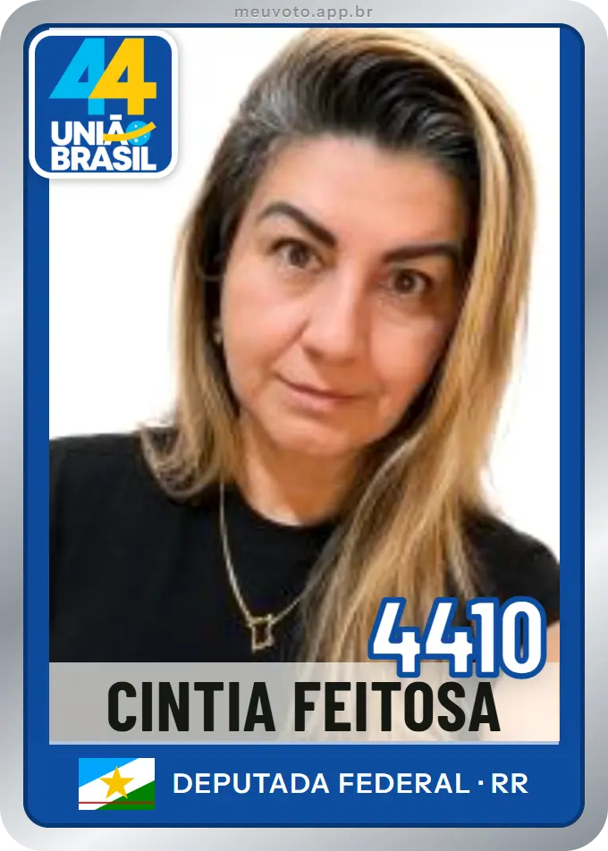 Carta de Cintia Feitosa, número 4410, União