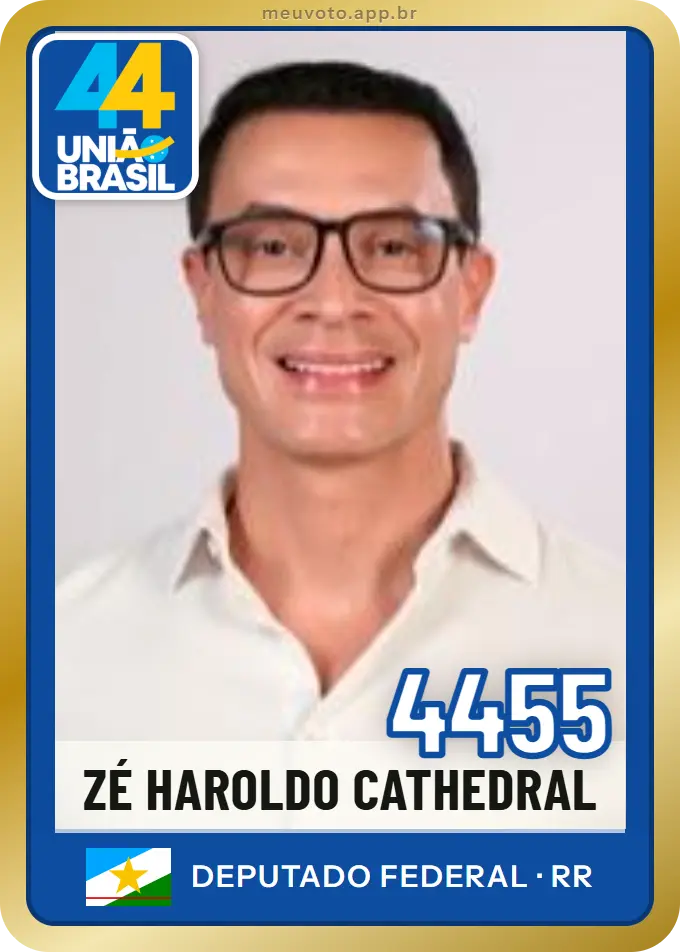 Carta de Zé Haroldo Cathedral, número 4455, União