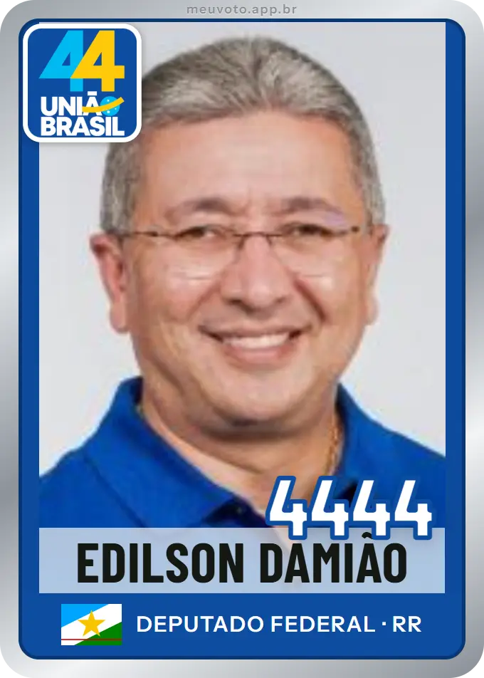 Carta de Edilson Damião, número 4444, União