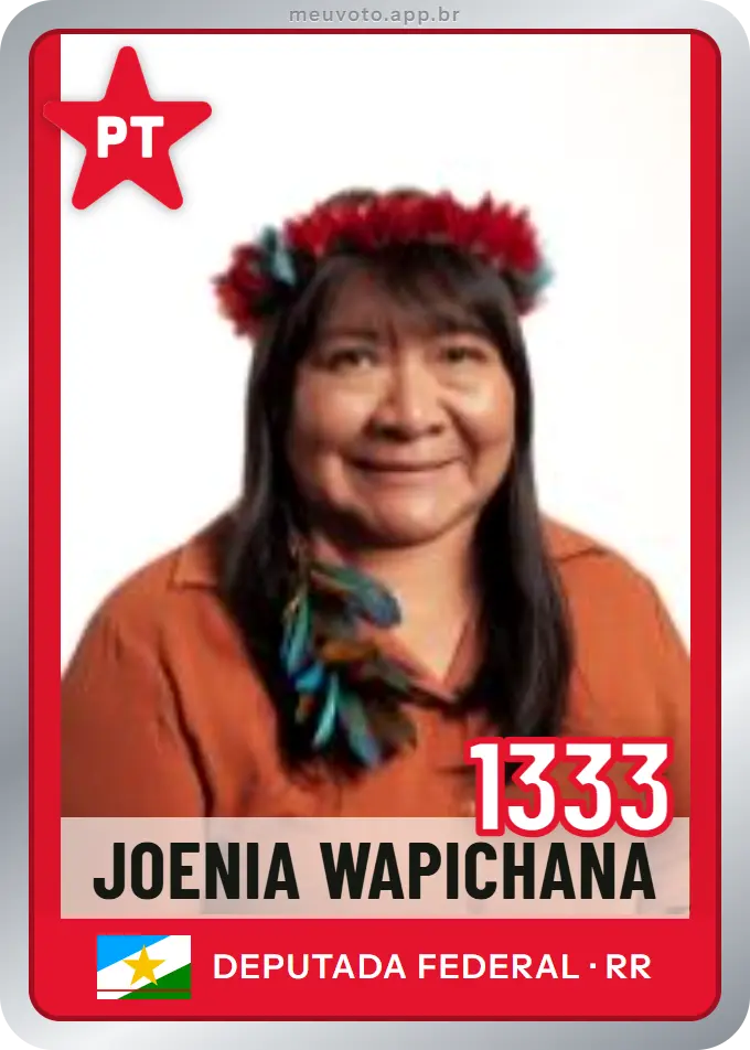 Carta de Joenia Wapichana, número 1333, PT