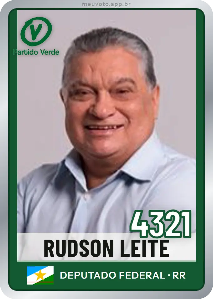 Carta de Rudson Leite, número 4321, PV