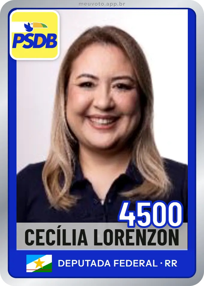 Carta de Cecília Lorenzon, número 4500, PSDB