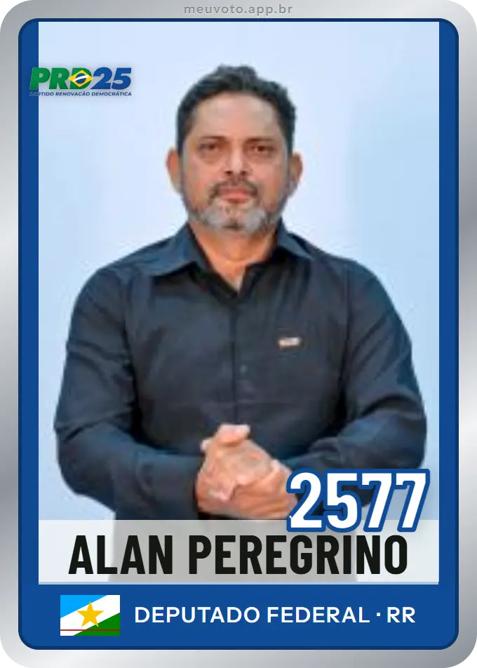 Carta de Alan Peregrino, número 2577, PRD