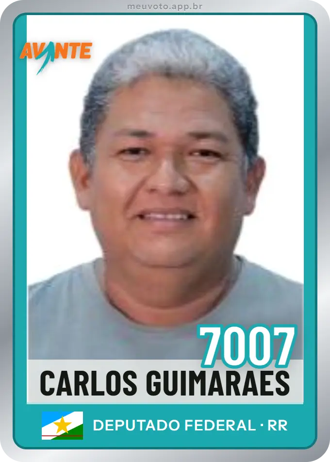 Carta de Carlos Guimaraes, número 7007, Avante