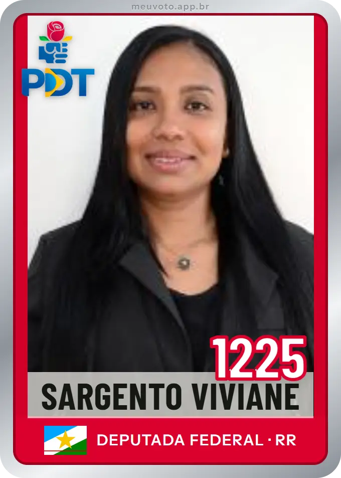 Carta de Sargento Viviane, número 1225, PDT