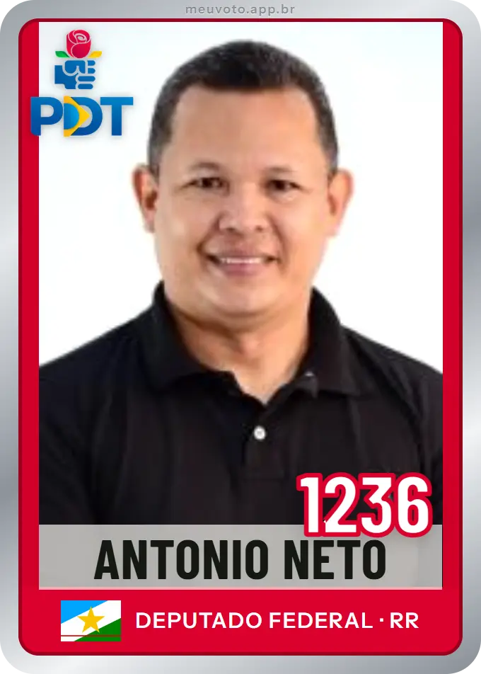 Carta de Antonio Neto, número 1236, PDT