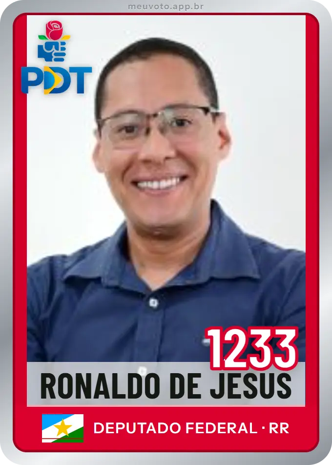 Carta de Ronaldo de Jesus, número 1233, PDT