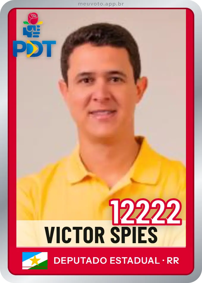 Carta de Victor Spies, número 12222, PDT