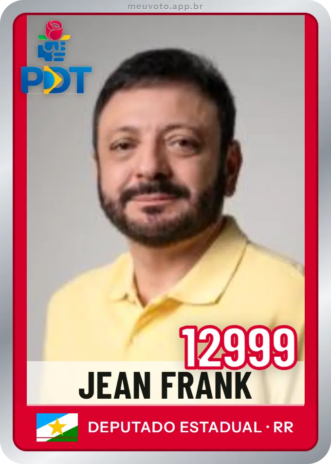Carta de Jean Frank, número 12999, PDT