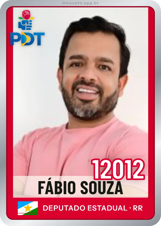 Carta de Fábio Souza, número 12012, PDT