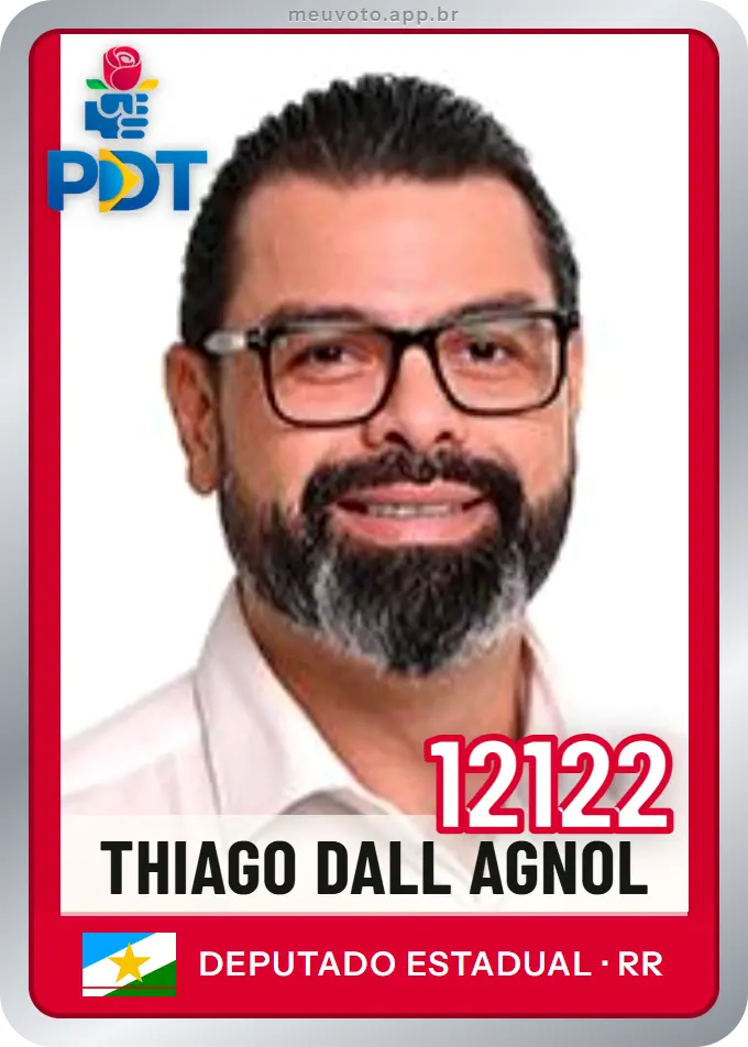 Carta de Thiago Dall  Agnol, número 12122, PDT