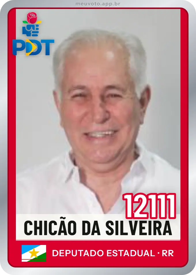 Carta de Chicão da Silveira, número 12111, PDT
