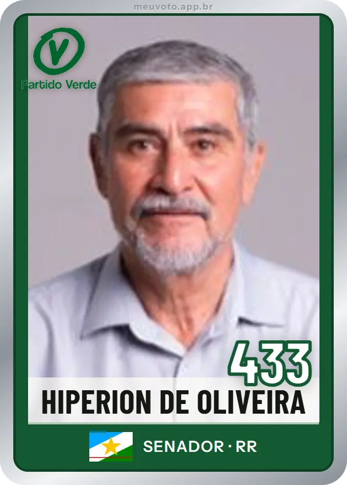Carta de Hiperion de Oliveira, número 433, PV