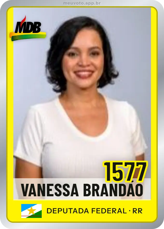 Carta de Vanessa Brandão, número 1577, MDB