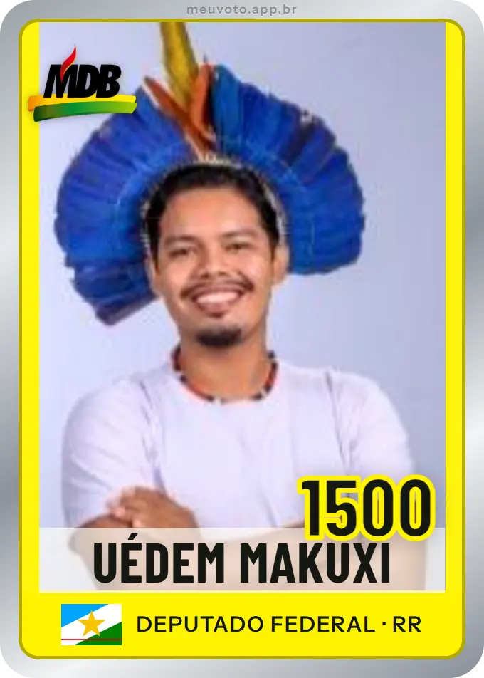 Carta de Uédem Makuxi, número 1500, MDB