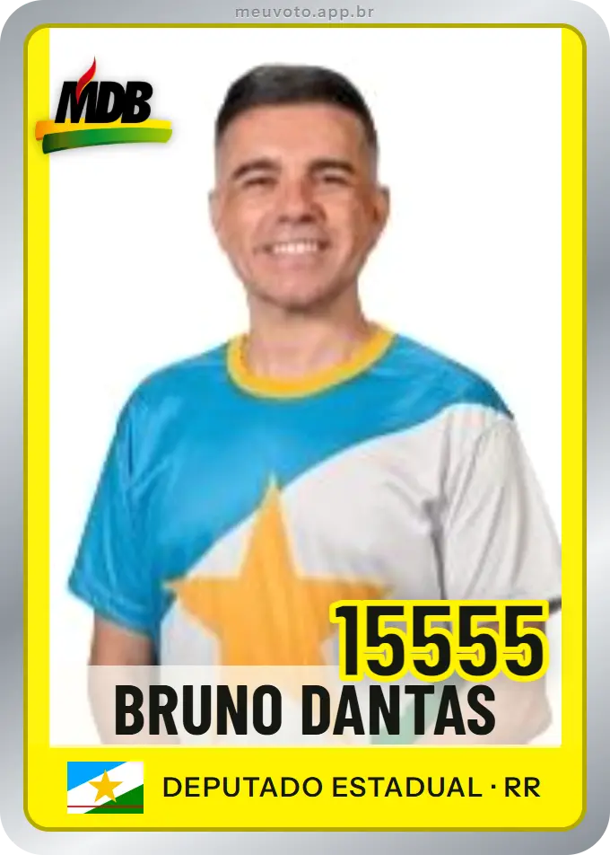 Carta de Bruno Dantas, número 15555, MDB