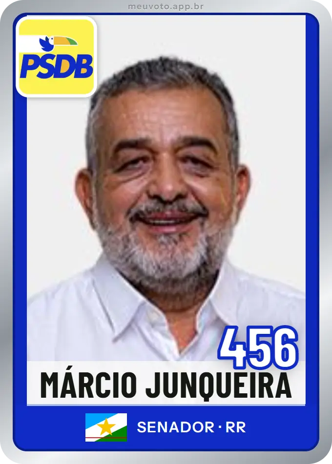 Carta de Márcio Junqueira, número 456, PSDB
