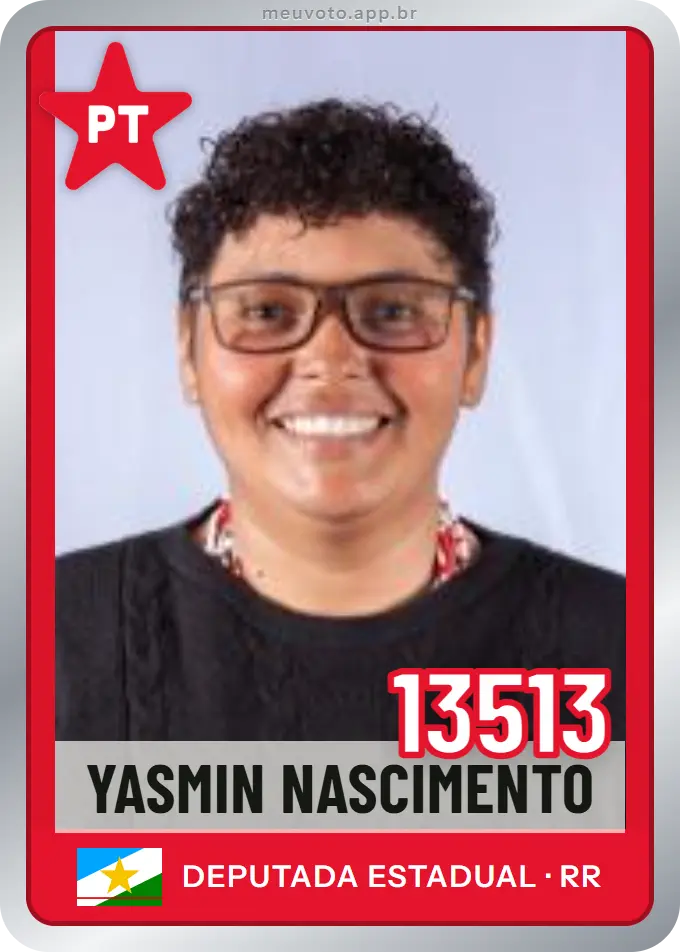 Carta de Yasmin Nascimento, número 13513, PT