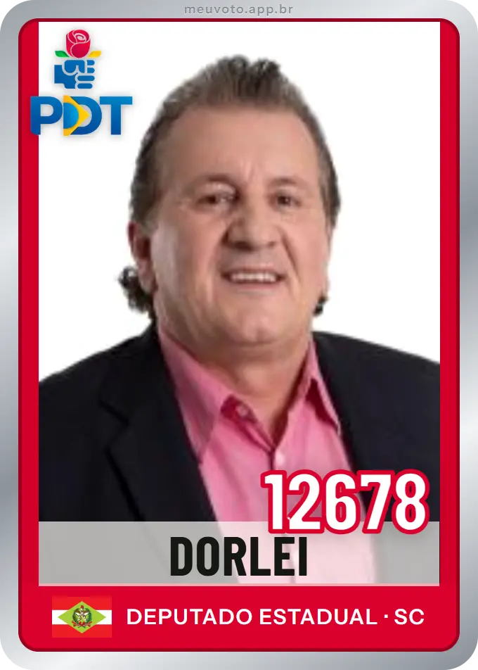Carta de Dorlei, número 12678, PDT