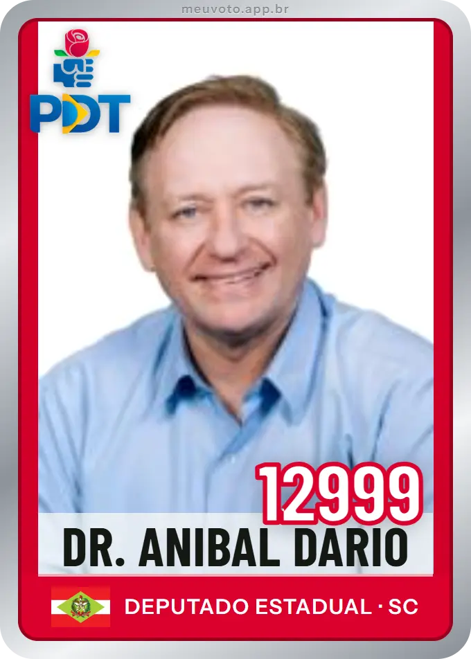 Carta de Dr. Anibal Dario, número 12999, PDT