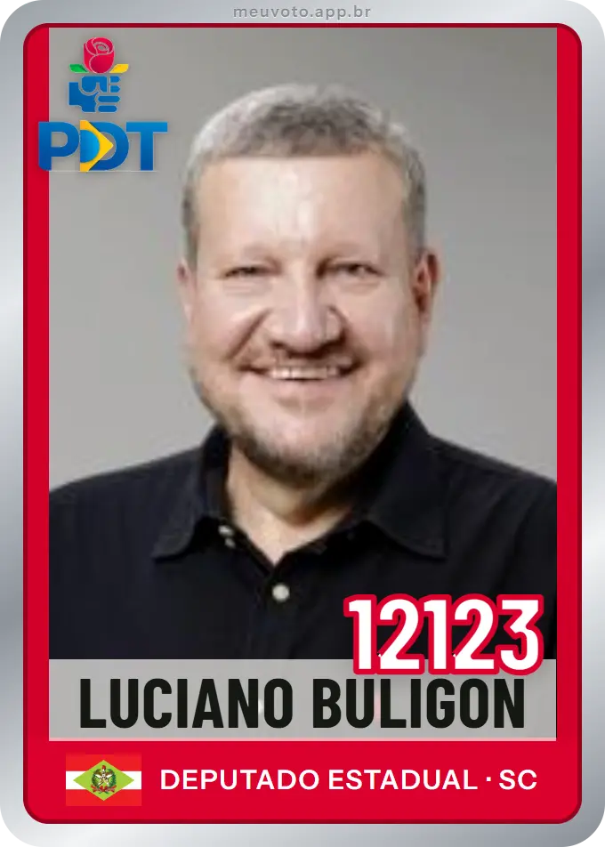 Carta de Luciano Buligon, número 12123, PDT