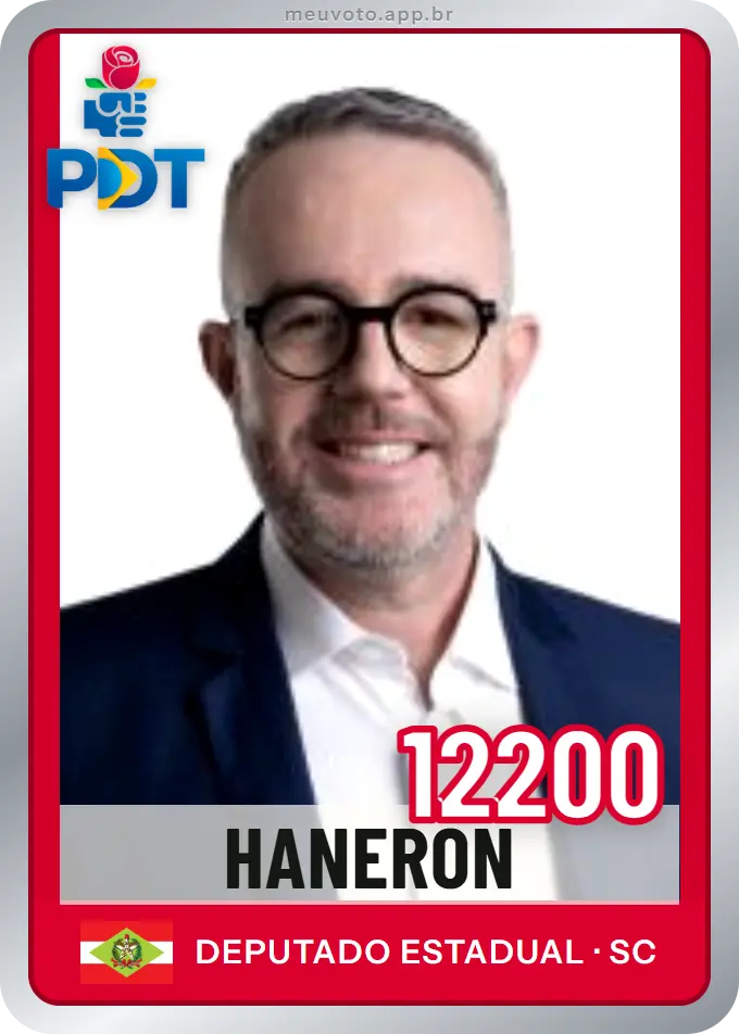 Carta de Haneron, número 12200, PDT