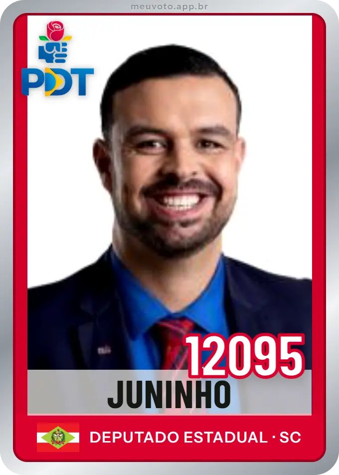 Carta de Juninho, número 12095, PDT