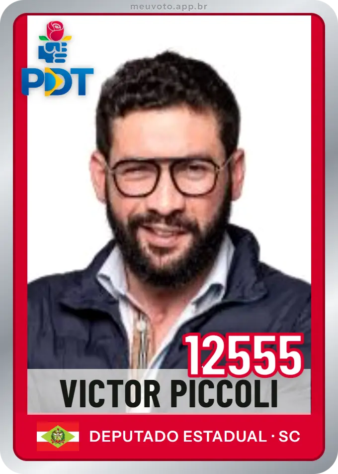 Carta de Victor Piccoli, número 12555, PDT