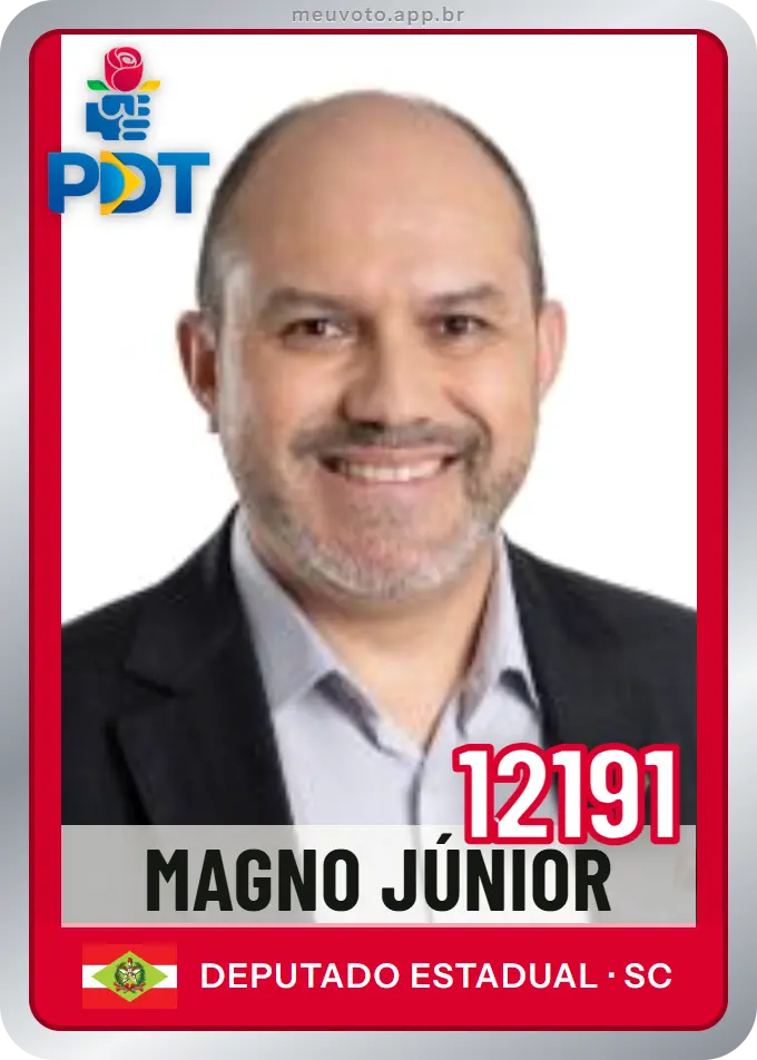 Carta de Magno Júnior, número 12191, PDT