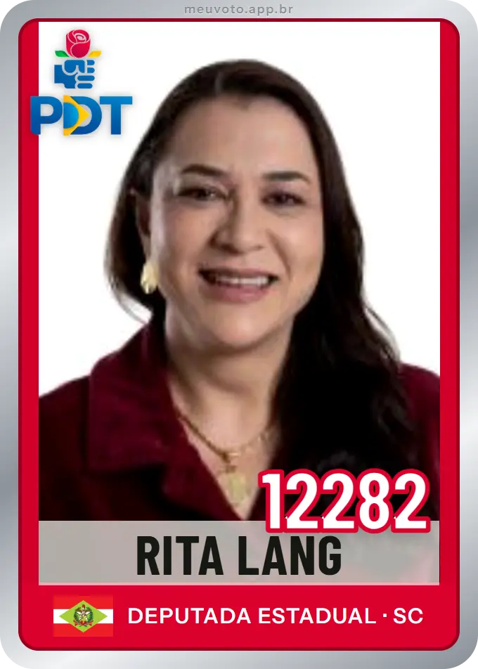 Carta de Rita Lang, número 12282, PDT